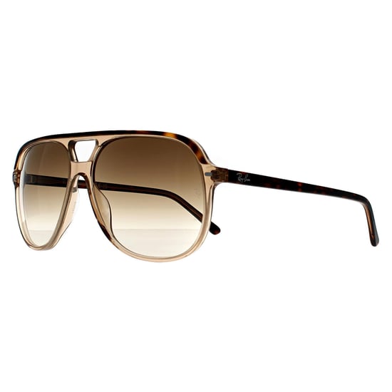 Ray-Ban Cuadradas Hombre Habana Pulido Sobre Transparente Marrón Claro Gradiente Bill RB2198 - Image 2