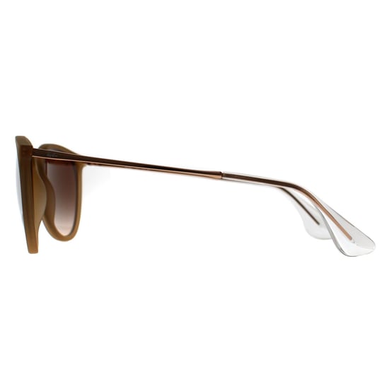Ray-Ban Redonda Mujer Goma Pulida Beige Gradiente Marrón RB4171 Erika - Image 3
