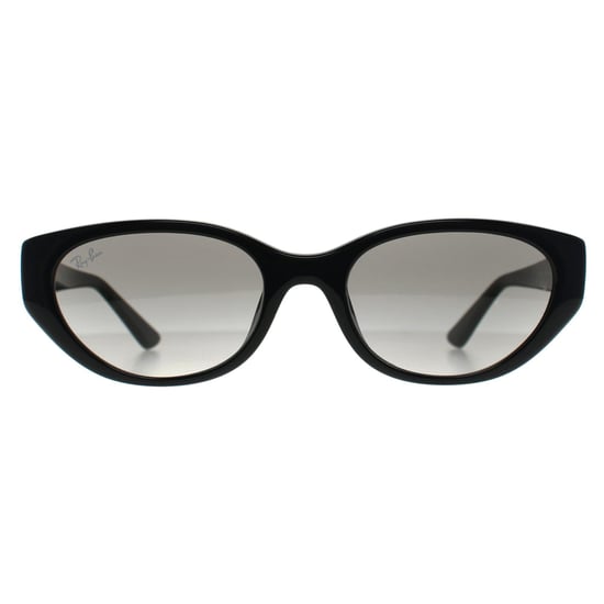 Ray-Ban Oval Womens Pulido Negro Gris Gradiente RB4457D Bio Based - Image 1
