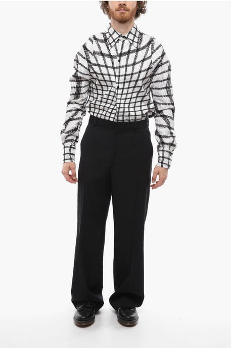 Pantalones holgados de corte relajado en negro - Image 4