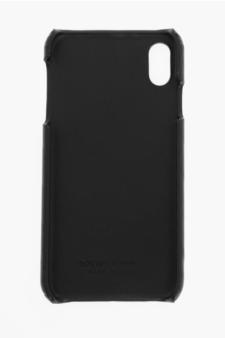 Funda de piel tejida para iPhone XS MAX en color negro - Image 3