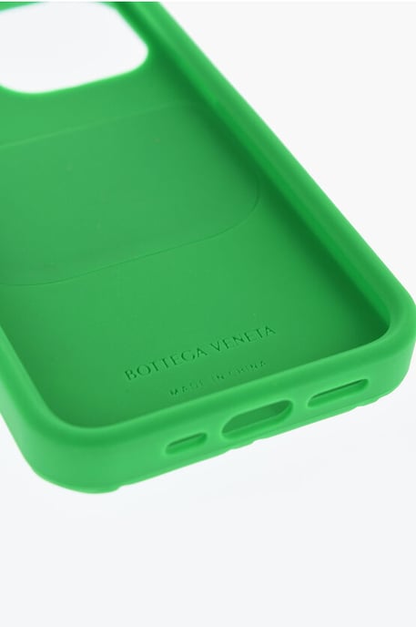 Funda trenzada para iPhone 13 Pro con soporte para Airpods en verde - Image 3