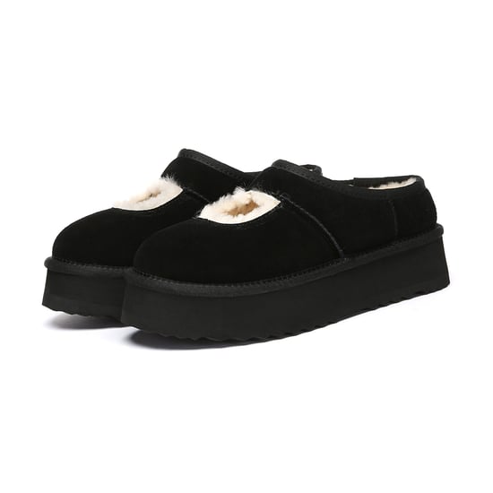 EVER AU Australia Zapatillas de Plataforma con Plumas para Mujer - Image 4