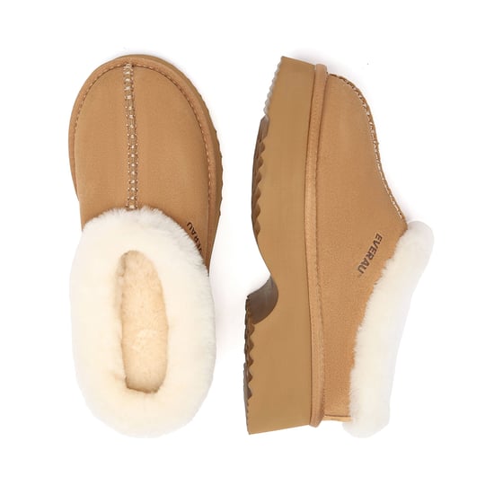 BOTAS DE PIEL DE OVEJA DE TACÓN CHUNKY A MEDIO CALF SAVANNA PARA MUJER AU AUSTRALIA EVER - Image 3