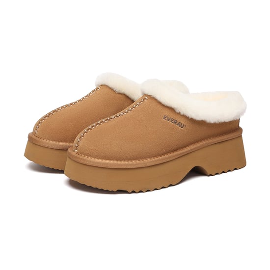 BOTAS DE PIEL DE OVEJA DE TACÓN CHUNKY A MEDIO CALF SAVANNA PARA MUJER AU AUSTRALIA EVER - Image 4