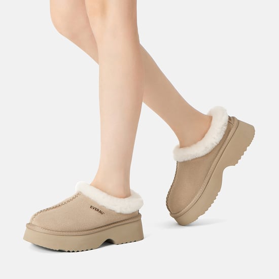 Botas de tobillo de plataforma gruesa de piel de oveja Savanna para mujeres de EVER AU Australia - Image 2