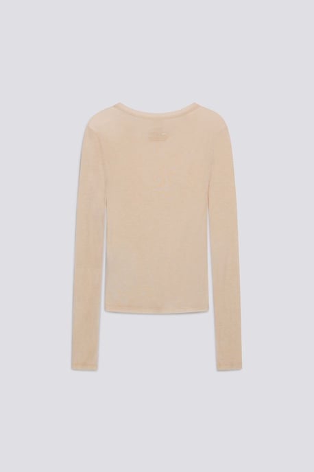 Camiseta de manga larga HANIKE W.M/L beige para mujer - Image 3
