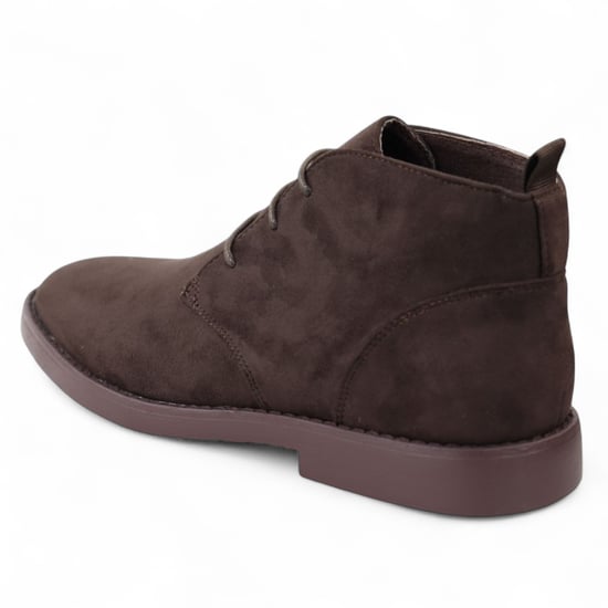 Botas chukka de ante marrón premium estilo desierto para hombre - Image 4