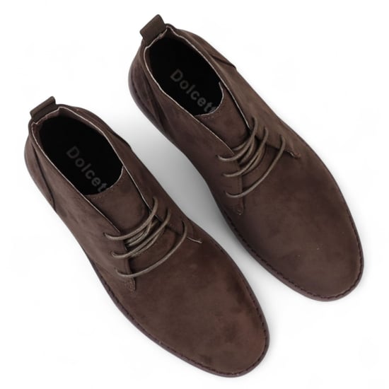 Botas chukka de ante marrón premium estilo desierto para hombre - Image 5
