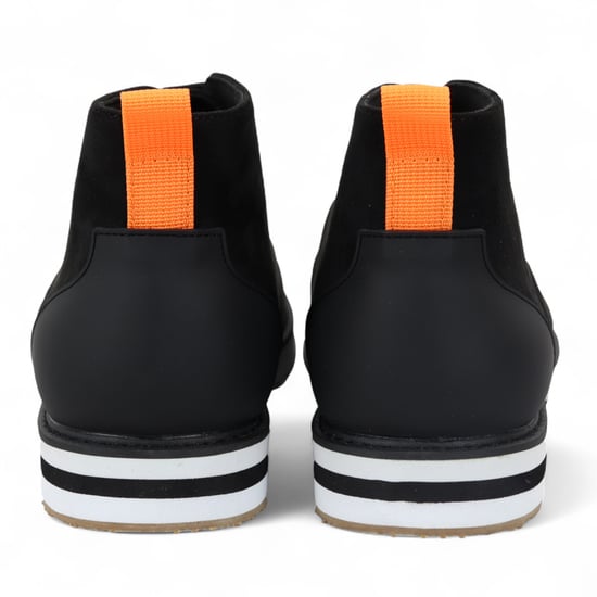 Botas desérticas de ante negro con cordones para hombre - Image 4