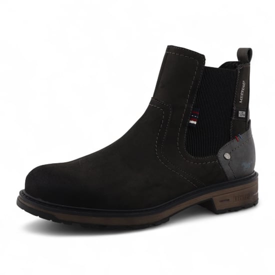 Botines Chelsea impermeables Mustang para hombre, color gris oscuro - Image 4