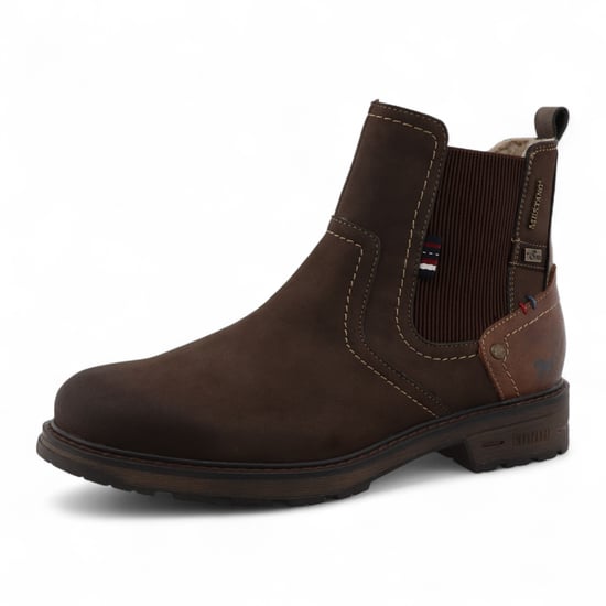 Botines Chelsea Mustang resistentes al agua en marrón mokka para hombre - Image 3