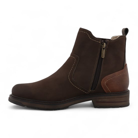Botines Chelsea Mustang resistentes al agua en marrón mokka para hombre - Image 5