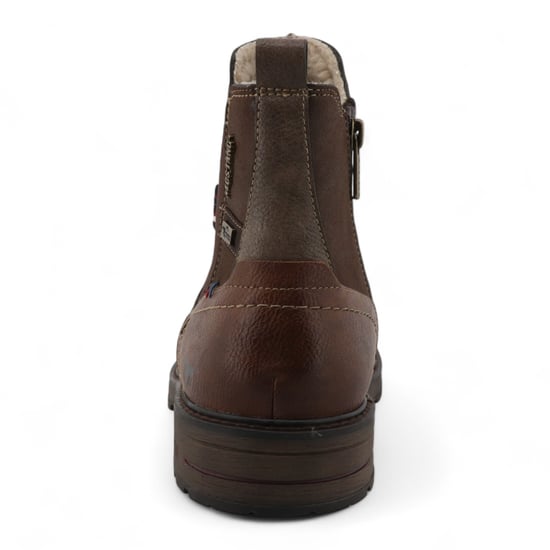 Botines Chelsea Mustang resistentes al agua en marrón mokka para hombre - Image 6