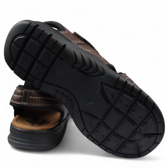 Sandalias informales ligeras con punta abierta para hombre en color azul marino - Image 6