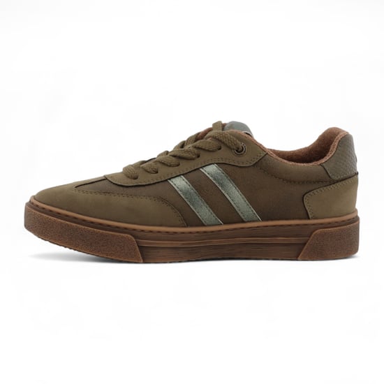 Zapatillas de plataforma Mustang para mujer en color verde oliva - Image 5
