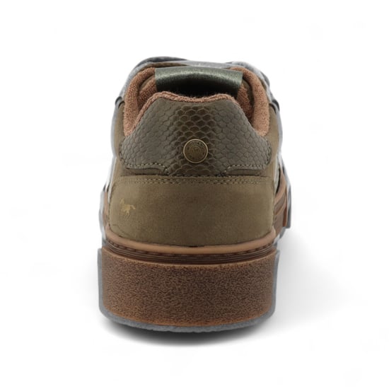 Zapatillas de plataforma Mustang para mujer en color verde oliva - Image 6