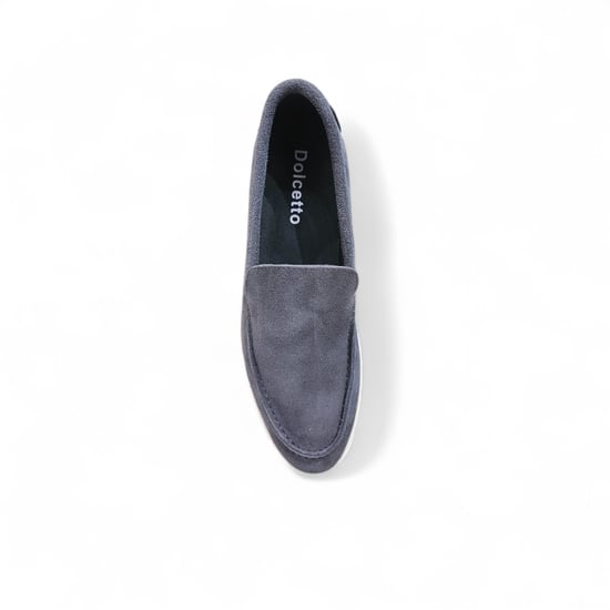 Mocasines grises resistentes sin cordones para hombre con plantilla acolchada - Image 5