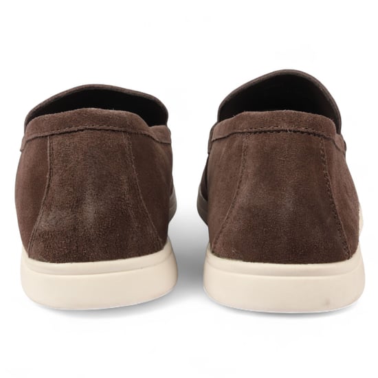 Mocasines marrones resistentes sin cordones para hombre con plantilla acolchada - Image 4