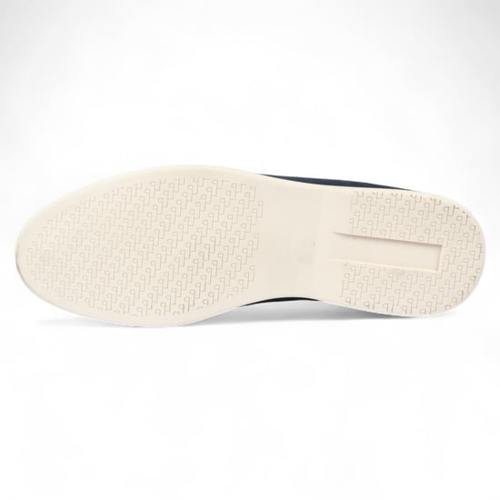 Mocasines resistentes sin cordones para hombre en azul marino con plantilla acolchada - Image 5