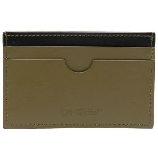 Estuche Para Tarjetas Sencillo Off-white Jitney, Color Verde Militar, Accesorios - Image 2