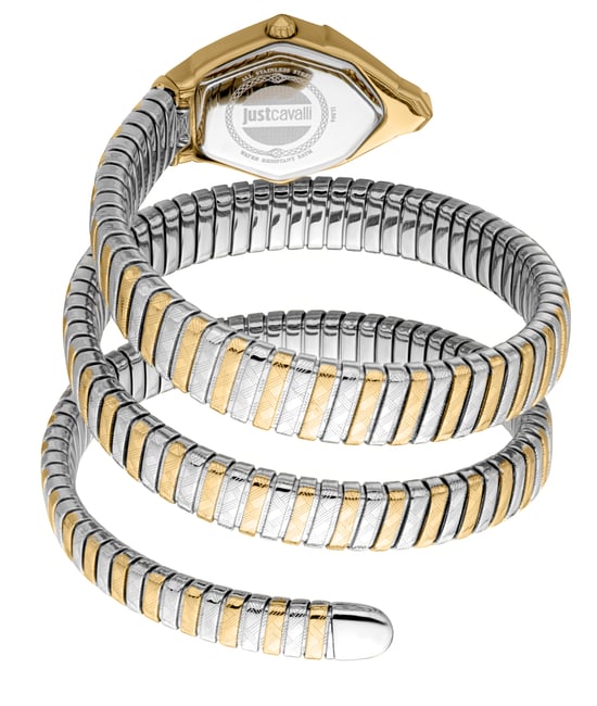 Reloj Just Cavalli para mujer de acero inoxidable 316L con diseño de serpiente - Image 2