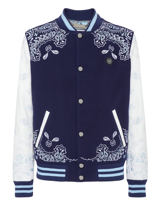 Bomber De Cuero Paisley - Image 5