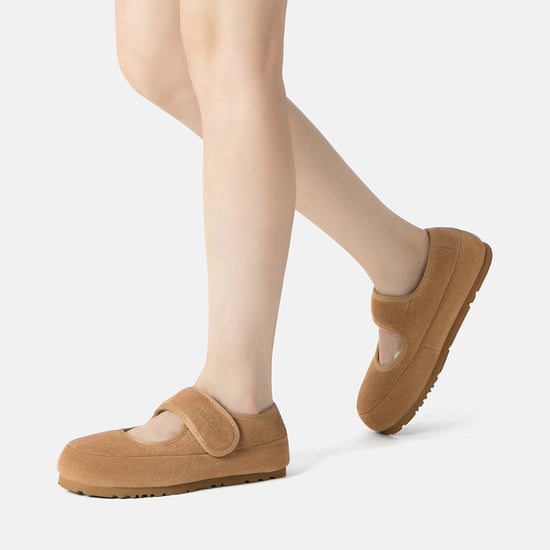 EVER AU Australia Mujeres Pantuflas de Piel de Oveja con Correa Ajustable en Verde Teal - Image 2
