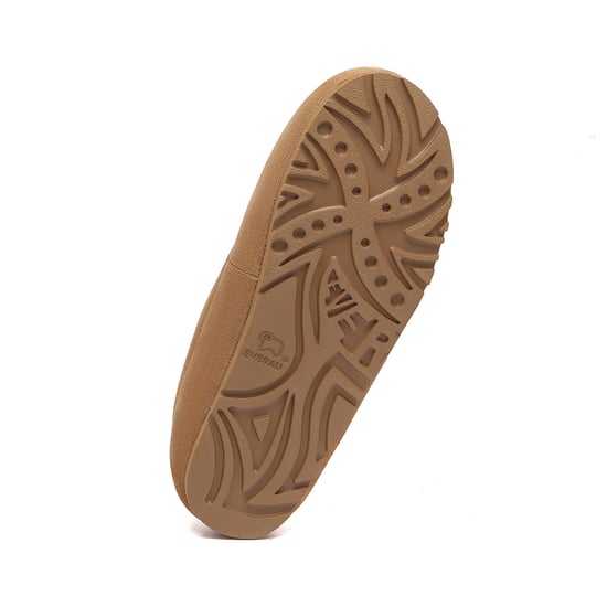 EVER AU Australia Mujeres Pantuflas de Piel de Oveja con Correa Ajustable en Verde Teal - Image 6