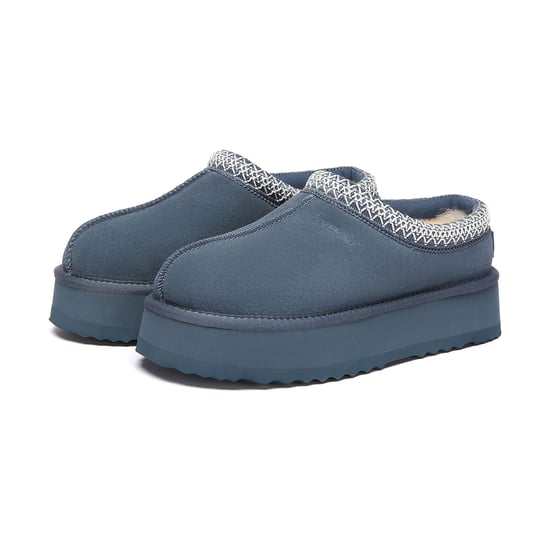 EVER AU Australia Mujer Zapatillas de Plataforma de Cuero Wonga - Image 3