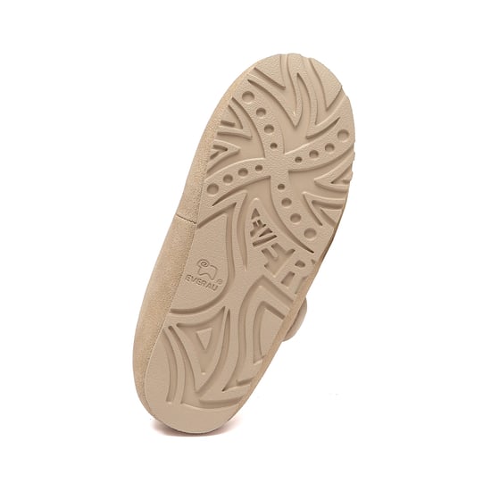 EVER AU Australia Mujeres Pantuflas de Piel de Oveja con Correa Ajustable en Verde Azulado - Image 6