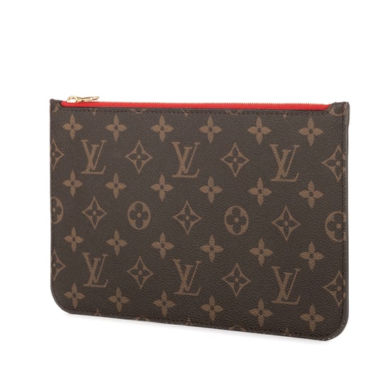 Louis Vuitton Neverfull Pochette en Marrón Lona recubierta - Image 2