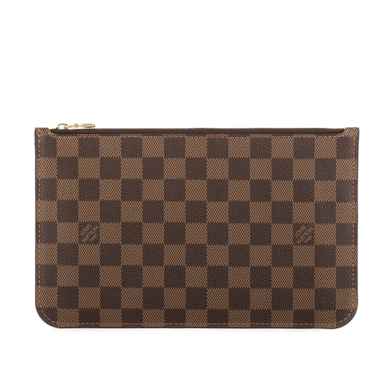 Louis Vuitton Neverfull Pochette en Marrón Lona recubierta - Image 1