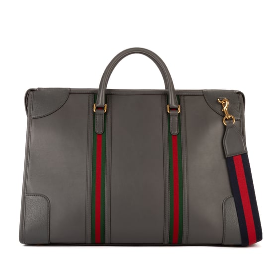 Gucci Bauletto Duffle XL en Gris Piel de becerro - Image 4