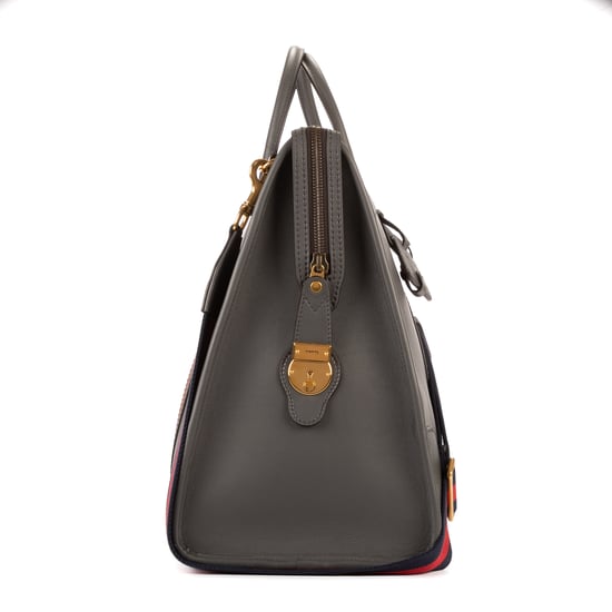 Gucci Bauletto Duffle XL en Gris Piel de becerro - Image 5