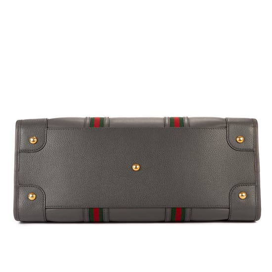 Gucci Bauletto Duffle XL en Gris Piel de becerro - Image 6