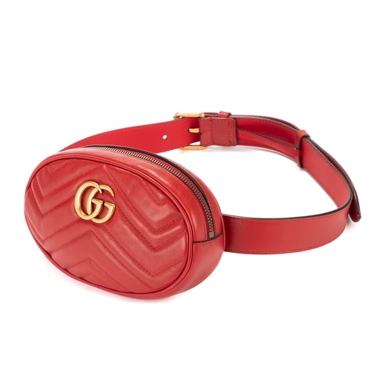 Gucci GG Marmont Matelasse Belt Bag en Rojo Piel de becerro - Image 2