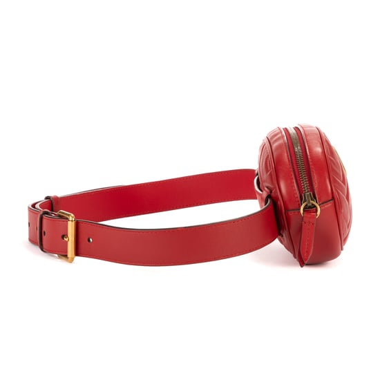 Gucci GG Marmont Matelasse Belt Bag en Rojo Piel de becerro - Image 5