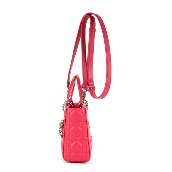 Dior Mini Lady Dior Mini en Rosa fucsia Piel de becerro - Image 3