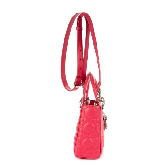 Dior Mini Lady Dior Mini en Rosa fucsia Piel de becerro - Image 5
