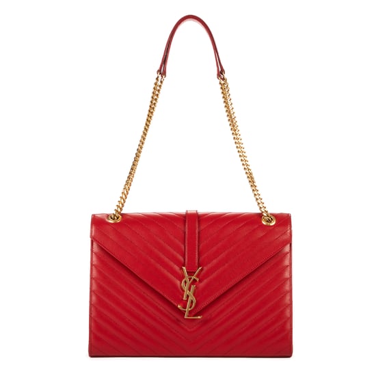 Yves Saint Laurent Enveloppe Wallet On Chain en Naranja Piel de becerro - Image 1