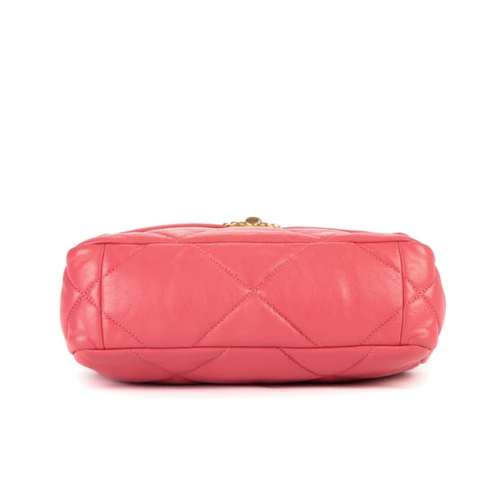 Chanel Classic 19 Flap  en Rosa Piel de becerro - Image 6