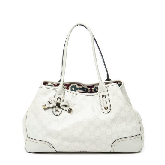 Gucci Medium Princy Tote en Marfil Piel de becerro - Image 1