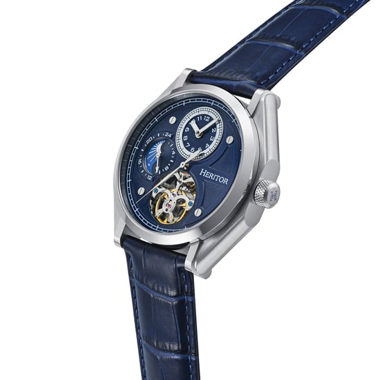 Reloj Heritor Automático Antoni con Correa de Cuero - Image 3