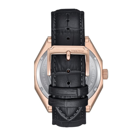 Reloj Heritor Automático Antoni con Correa de Cuero - Image 2