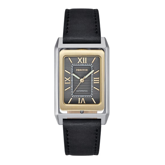 Reloj Heritor Automático Esteban con Correa de Cuero - Image 1