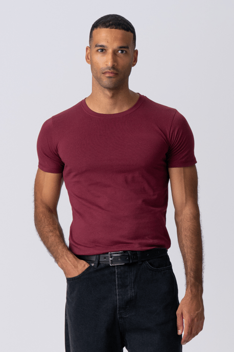 Camiseta musculosa - Rojo burdeos - Image 3
