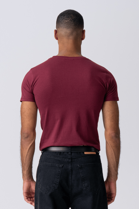 Camiseta musculosa - Rojo burdeos - Image 4
