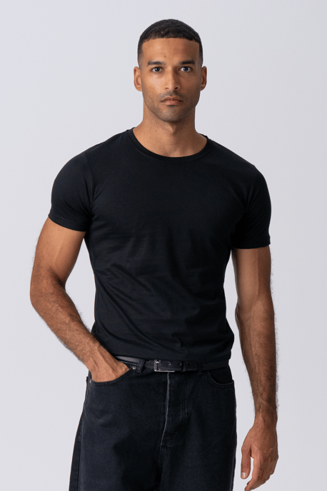 Camiseta ajustada - Negro - Image 3