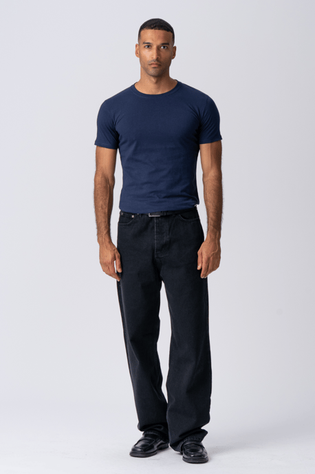Camiseta ajustada - Azul marino - Image 2